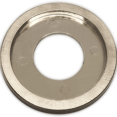 Load image into Gallery viewer, Dante Floor Plate Ring Satin Nickel Finish for Gas Valve
