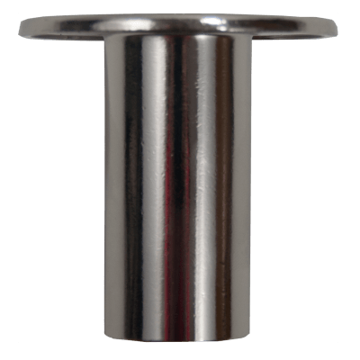 Dante Floor Plate in Satin Nickel Finish for Globe and Ball Valves
