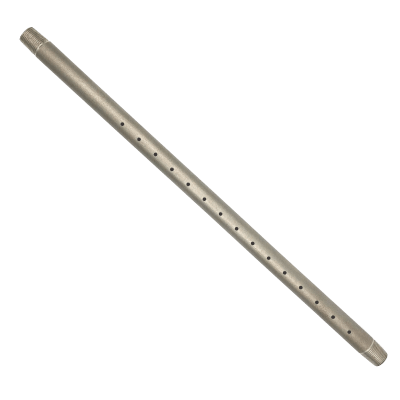 Dante stainless steel log lighter pipes in variable lengths for efficient and clean fireplace ignition