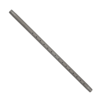Dante log lighter pipes in variable lengths made of durable low carbon steel for efficient fireplace ignition