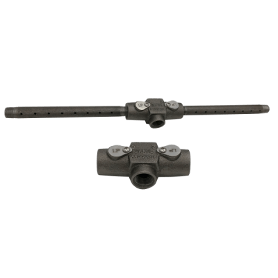 Dante “T” Mixer Lighter for Propane and Natural Gas (LP/NG) – cast iron gas mixer for fire pits, fireplaces, and other gas appliance installations