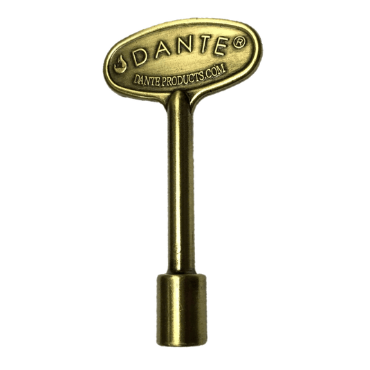 Dante Universal Gas Valve Key – Antique Brass