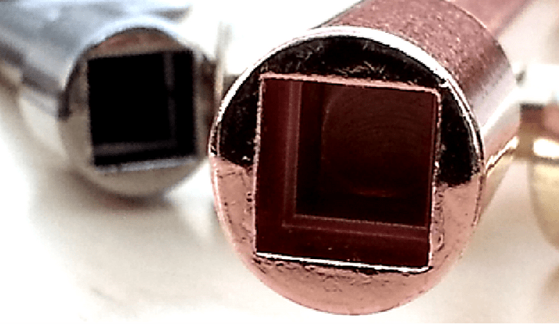 Load image into Gallery viewer, Dante Universal Gas Valve Key in Bright Copper finish for ball or globe gas valves
