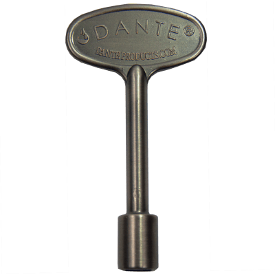 Dante Universal Gas Valve Key – Pewter