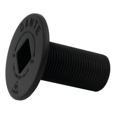 Load image into Gallery viewer, Dante Universal Valve Plate Cover and Adapter – threaded floor plate with coupler for 1/2″ and 3/4″ gas valve stem bonnets
