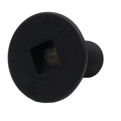 Dante Universal Valve Plate Cover and Adapter – threaded floor plate with coupler for 1/2″ and 3/4″ gas valve stem bonnets