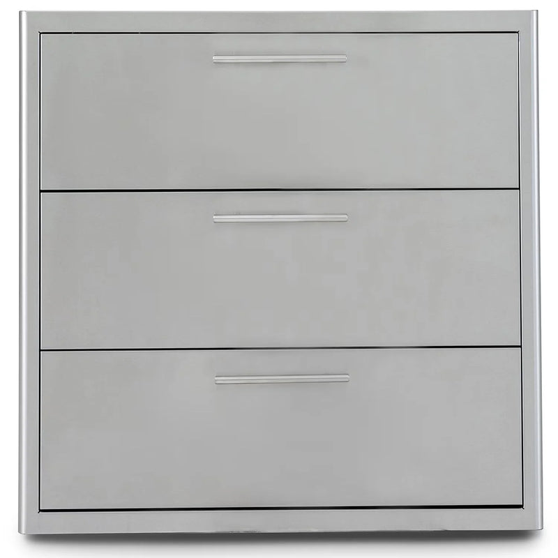 Load image into Gallery viewer, Blaze 30-Inch Stainless Steel Triple Access Drawer - BLZ-30W-3DRW-LT
