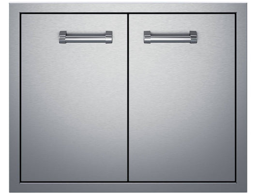 Delta Heat 26-Inch Stainless Steel Double Access Doors for outdoor kitchen storage