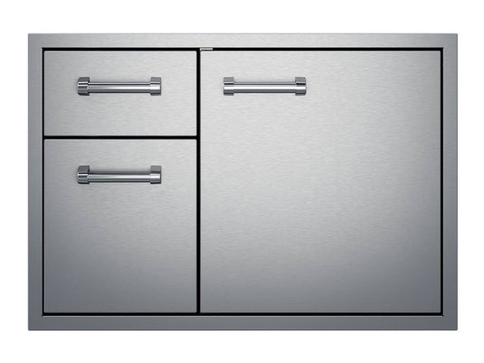 Delta Heat 30-Inch Stainless Steel Access Door and Double Drawer Combo for outdoor kitchen storage