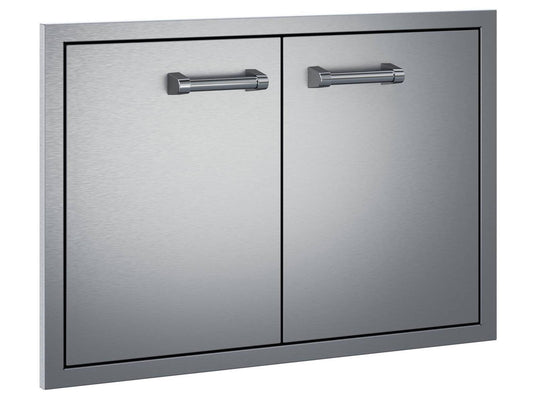 Delta Heat 30-Inch Stainless Steel Double Access Doors for outdoor kitchen storage