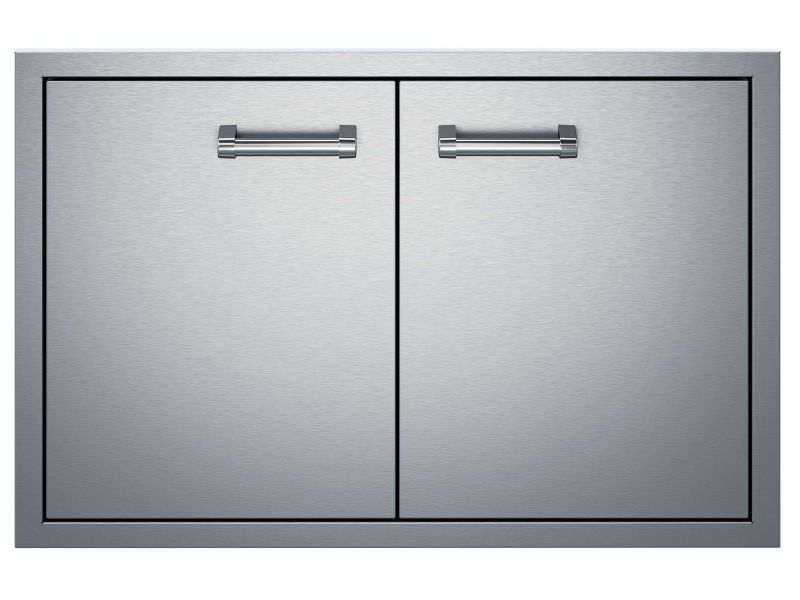 Load image into Gallery viewer, Delta Heat 32-Inch Stainless Steel Double Access Doors for outdoor kitchen storage
