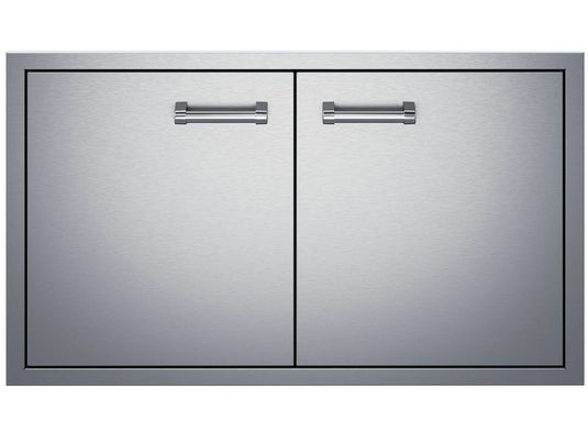 Delta Heat 36-Inch Stainless Steel Double Access Doors for outdoor kitchen storage
