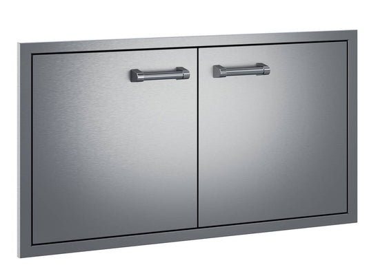 Delta Heat 38-Inch Stainless Steel Double Access Doors for outdoor kitchen storage