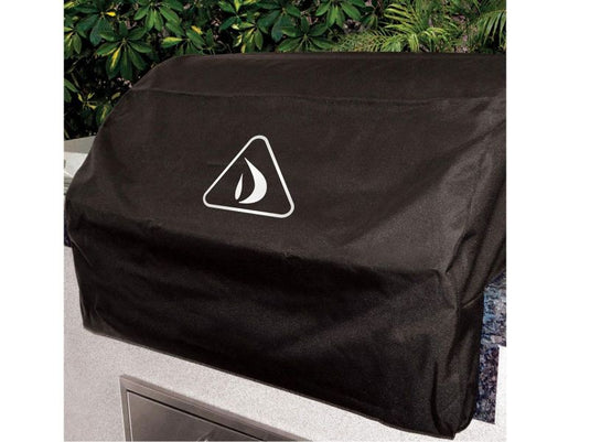 Delta Heat grill cover for 26 inch built in grill black vinyl water resistant cover model VCBQ26-C
