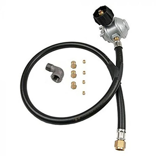 Delta Heat natural gas conversion kit for DHSB side burners liquid propane to NG with NG regulator model CKNG-DHSB-B