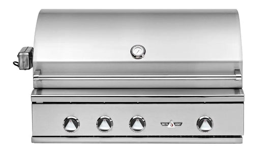 Delta Heat 38-Inch 3-Burner Built-In Gas Grill With Infrared Rotisserie Burner - DHBQ38R-DN/L