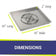 Load image into Gallery viewer, 30" Square Drop-In Pan with Spark Ignition Kit (18" Fire Pit Ring) - Natural Gas Bundle

