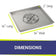 Load image into Gallery viewer, 36" Square Drop-In Pan with Spark Ignition Kit (18" Fire Pit Ring) - Propane Bundle
