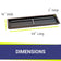 Load image into Gallery viewer, 48" x 14" Oil Rubbed Bronze Rectangular Drop-In Fire Pit Pan
