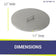 Load image into Gallery viewer, Stainless Steel Cover for Round Drop-In Fire Pit Pan
