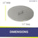Load image into Gallery viewer, 19" Round Drop-In Pan with Match Light Kit (12" Fire Pit Ring) - Natural Gas Bundle
