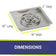 Load image into Gallery viewer, 18" Stainless Steel Square Drop In Pan With 12" Fire Ring
