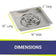 Load image into Gallery viewer, 18" Square Drop-In Pan with Spark Ignition Kit (12" Fire Pit Ring) - Propane Bundle
