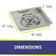 Load image into Gallery viewer, 18" Square Drop-In Pan with Spark Ignition Kit (12" Fire Pit Ring) - Natural Gas Bundle
