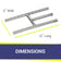 Load image into Gallery viewer, 12" x 6" Stainless Steel H-Style Burner - Natural Gas
