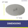 Load image into Gallery viewer, Stainless Steel Cover for Round Drop-In Fire Pit Pan
