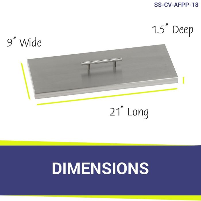 Load image into Gallery viewer, 18&quot; x 6&quot; Rectangular Stainless Steel Drop-In Pan with S.I.T. System - Natural Gas Bundle
