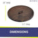 Load image into Gallery viewer, 25" Round Oil Rubbed Bronze Drop-In Pan with Spark Ignition Kit (18" Fire Pit Ring) - Propane Bundle
