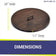 Load image into Gallery viewer, 25" Round Oil Rubbed Bronze Drop-In Pan with Match Light Kit (18" Fire Pit Ring) - Propane Bundle

