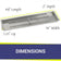 Load image into Gallery viewer, 48" x 14" Rectangular Stainless Steel Drop-In Pan with S.I.T. System - Natural Gas Bundle
