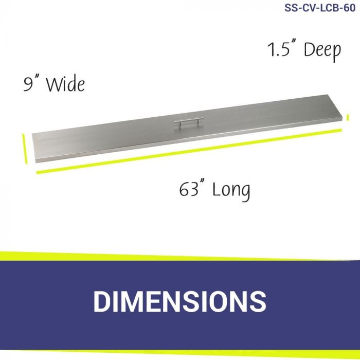 Load image into Gallery viewer, 60&quot; x 6&quot; Stainless Steel Linear Channel Drop-In Pan with S.I.T. System - Natural Gas Bundle
