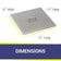 Load image into Gallery viewer, Stainless Steel Cover for Square Drop-In Fire Pit Pan
