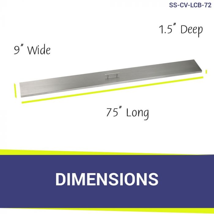 Load image into Gallery viewer, 72&quot; x 6&quot; Linear Channel Drop-In Pan with Spark Ignition Kit - Natural Gas Bundle
