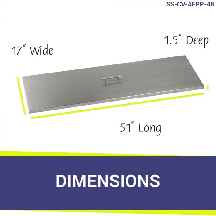 Load image into Gallery viewer, 48&quot; x 14&quot; Rectangular Stainless Steel Drop-In Pan with S.I.T. System - Natural Gas Bundle
