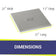 Load image into Gallery viewer, Stainless Steel Cover for Square Drop-In Fire Pit Pan
