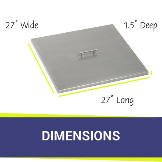 24" Square Stainless Steel Drop-In Pan with S.I.T. System (18 Ring) - Natural Gas Bundle
