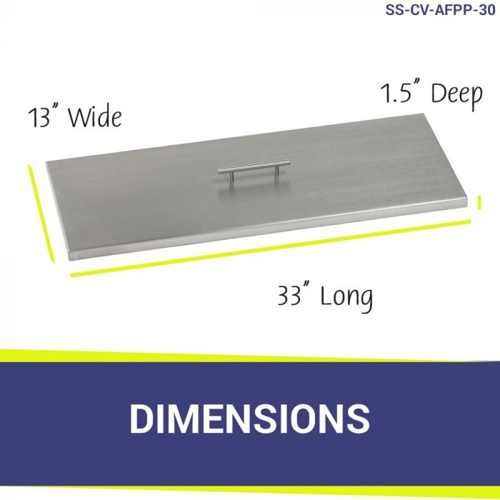 Load image into Gallery viewer, 30&quot; x 10&quot; Rectangular Drop-In Pan with Spark Ignition Kit - Natural Gas Bundle
