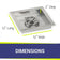 Load image into Gallery viewer, 12" Square Drop-In Pan with Spark Ignition Kit (6" Fire Pit Ring) - Propane Bundle
