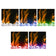 Load image into Gallery viewer, Dimplex IgniteXL 50 electric fireplace flame color themes with acrylic crystal media
