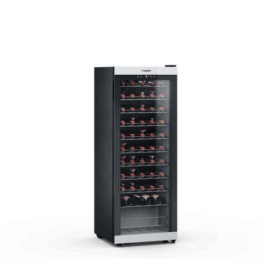 Dometic C55F 55-Bottle Single Zone Wine Cooler with UV-Protected Glass Door and LED Lighting