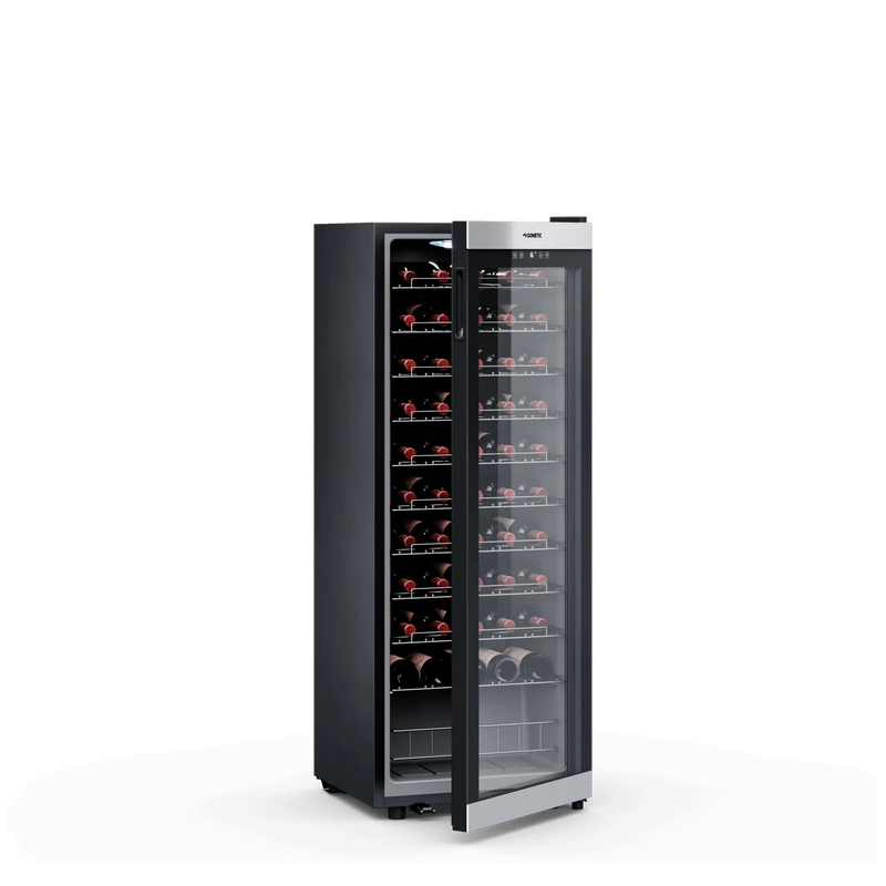 Load image into Gallery viewer, Dometic C55F 55-Bottle Single Zone Wine Cooler with UV-Protected Glass Door and LED Lighting
