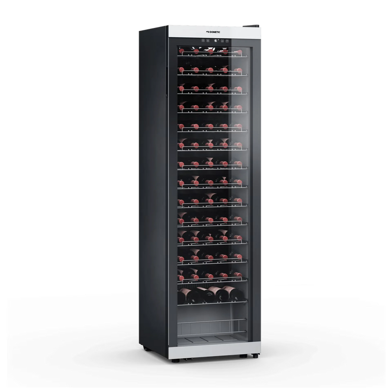 Load image into Gallery viewer, Dometic C75F 75-Bottle Single Zone Wine Cooler with UV-Protected Glass Door and LED Lighting
