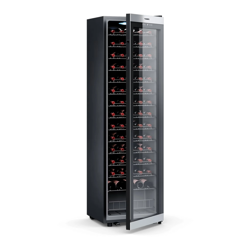 Load image into Gallery viewer, Dometic C75F 75-Bottle Single Zone Wine Cooler with UV-Protected Glass Door and LED Lighting
