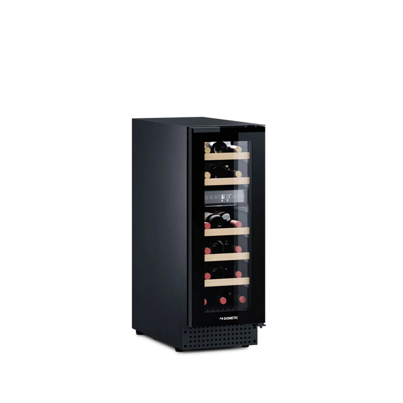 Load image into Gallery viewer, Dometic Wine Cooler D18B dual-zone 18-bottle built-in or freestanding wine refrigerator
