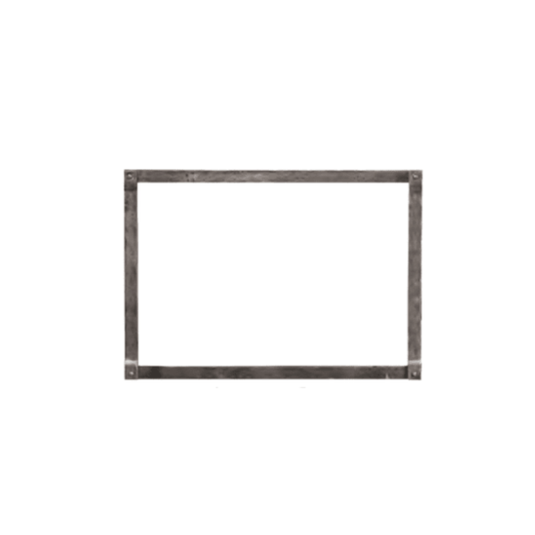 Empire DF302BLX textured black beveled frame for Rushmore 30-inch insert