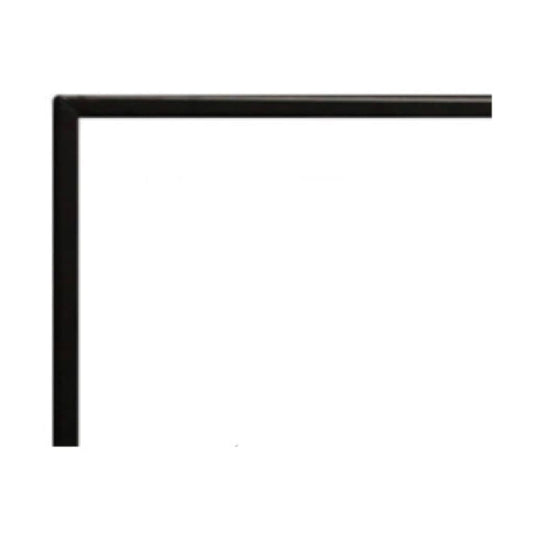 Empire DF481VBL 3/4 Inch Matte Black Beveled Decorative Front for Boulevard 48 Fireplace